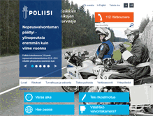 Tablet Screenshot of poliisi.fi